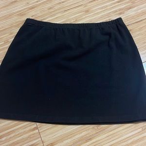black brandy mini skirt